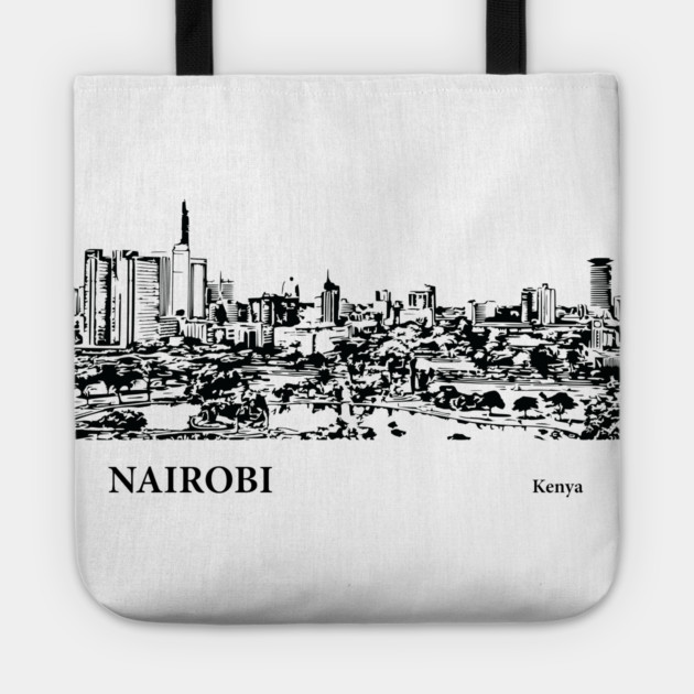 Nairobi Kenya Tote by Lakeric