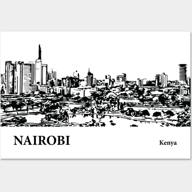 Nairobi Kenya Wall Art by Lakeric