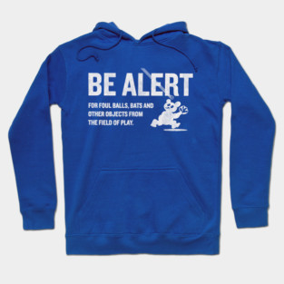 Be Alert for Foul Balls! Hoodie