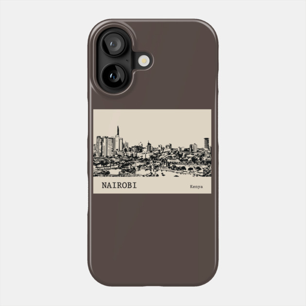 Nairobi Kenya Phone Case by Lakeric