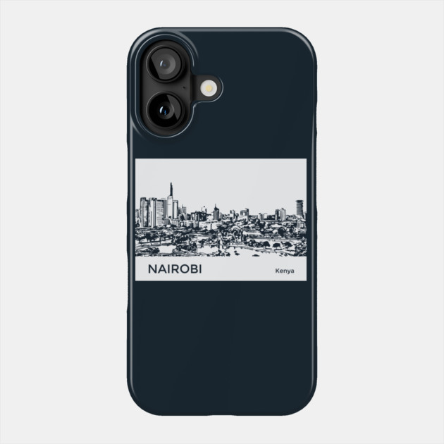 Nairobi Kenya Phone Case by Lakeric