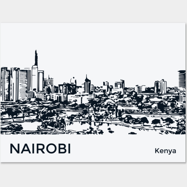 Nairobi Kenya Wall Art by Lakeric