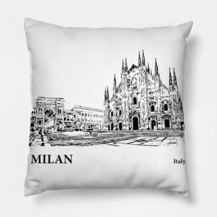 Milan Italy Pillow