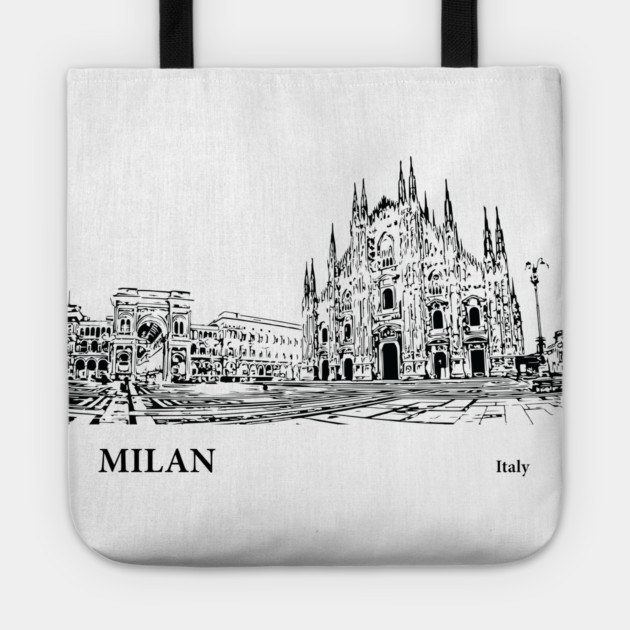 Milan Italy Tote by Lakeric