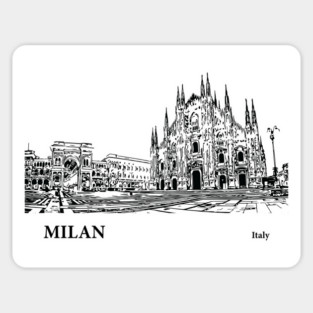 Milan Italy Magnet
