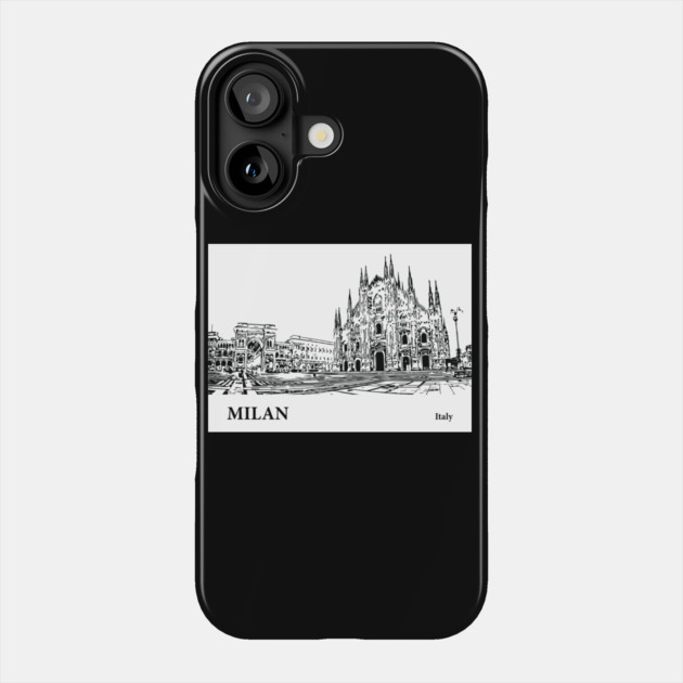 Milan Italy Phone Case by Lakeric