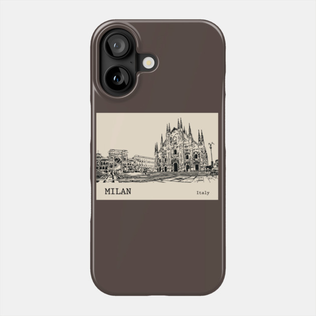 Milan Italy Phone Case by Lakeric