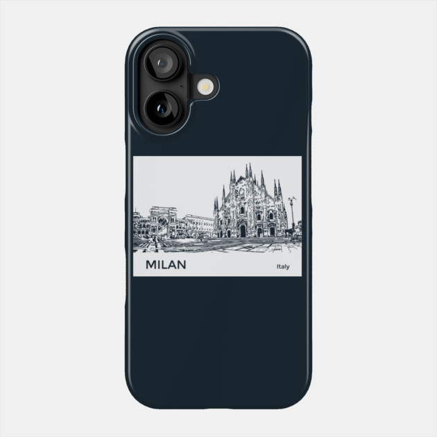 Milan Italy Phone Case by Lakeric
