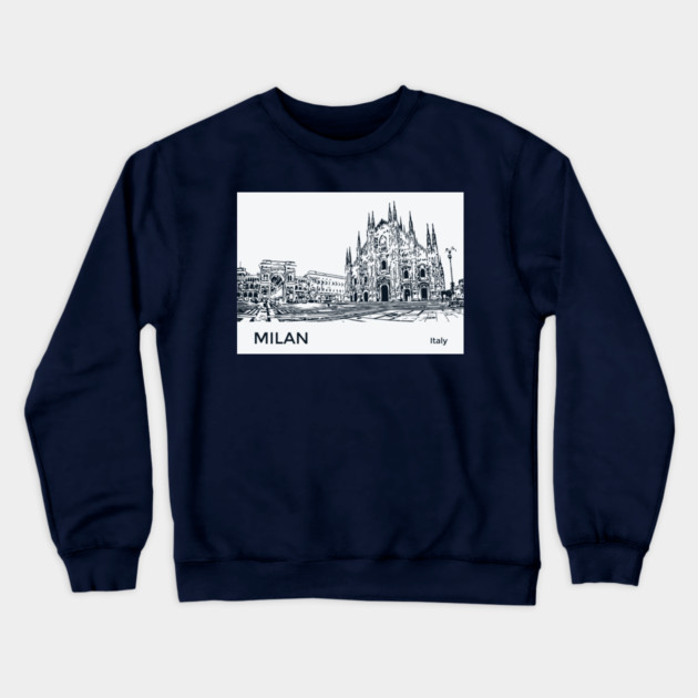 Milan Italy Crewneck Sweatshirt by Lakeric
