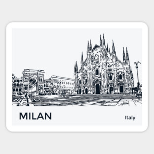 Milan Italy Magnet