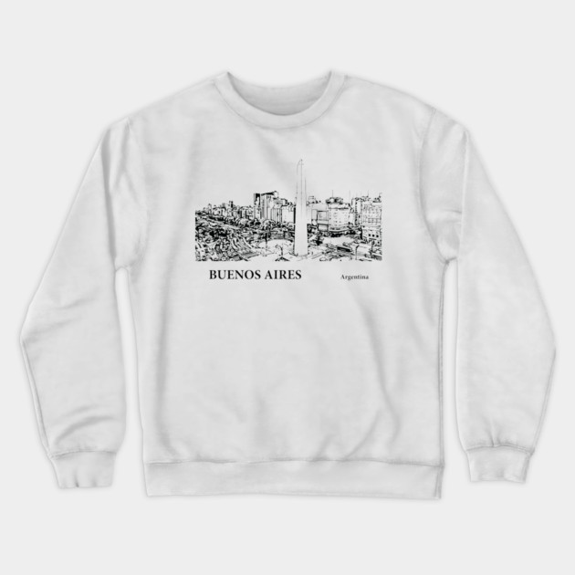 Buenos Aires Argentina Crewneck Sweatshirt by Lakeric