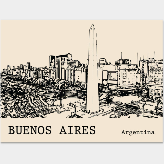 Buenos Aires Argentina Wall Art by Lakeric