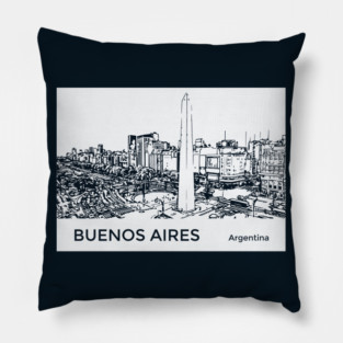 Buenos Aires Argentina Pillow