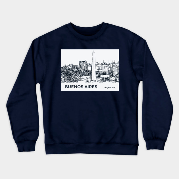 Buenos Aires Argentina Crewneck Sweatshirt by Lakeric