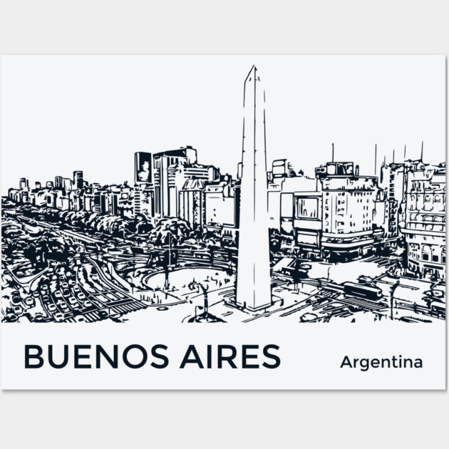 Buenos Aires Argentina Wall Art by Lakeric