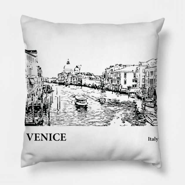 Venice Italy Pillow by Lakeric