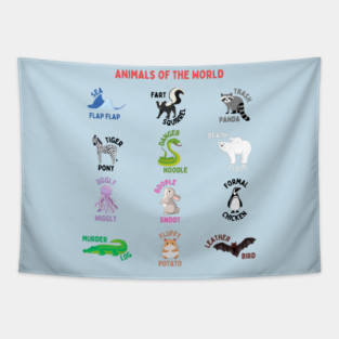 Animals of the World Tapestry