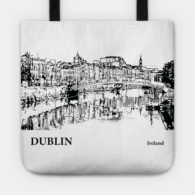 Dublin Ireland Tote by Lakeric