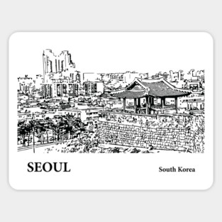 Seoul South Korea Sticker