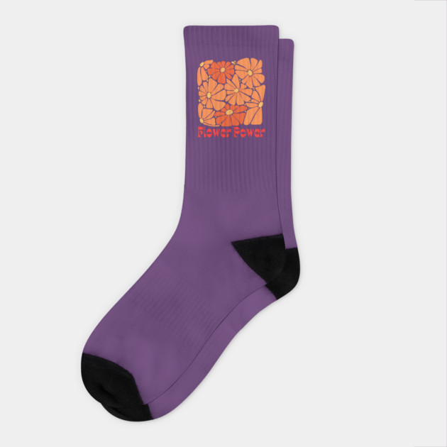 Flower Power Socks by Four Season Foraging