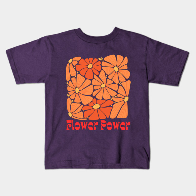 Flower Power Kids T-Shirt by Four Season Foraging