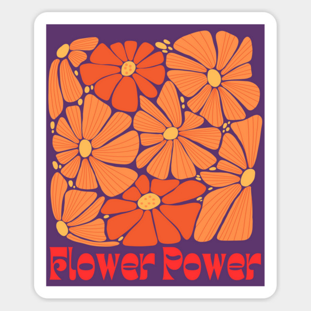 Flower Power Magnet by Four Season Foraging