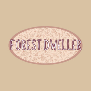 Forest Dweller Line Drawing T-Shirt