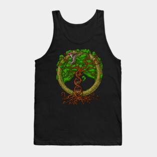 DNA Tree Of Life Ouroboros Tank Top