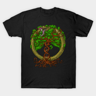 DNA Tree Of Life Ouroboros T-Shirt