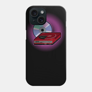 Sony DiscMan first introduced in 1984 Phone Case