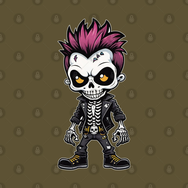 Punk Rock Skeleton 3 by Grave Digs