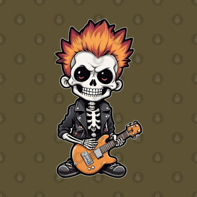 Punk Rock Skeleton 4 by Grave Digs