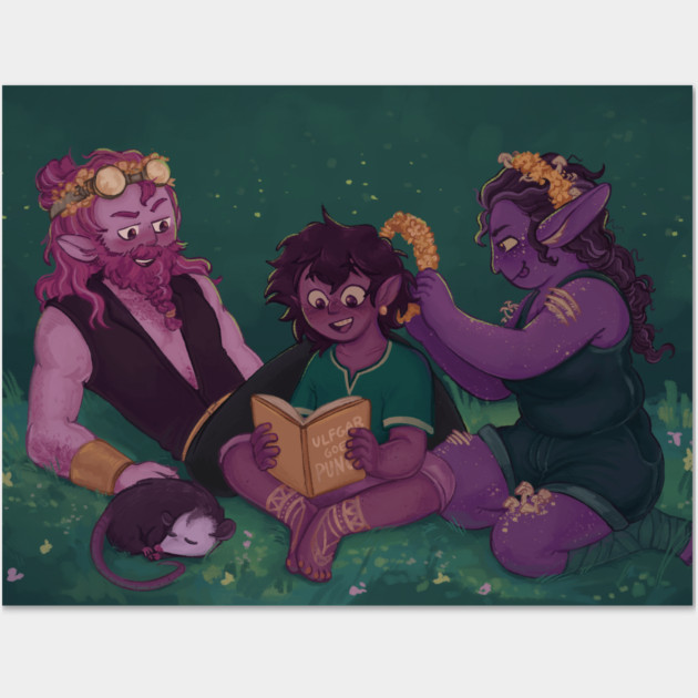 Flower Crowns Wall Art by Anethiawoods