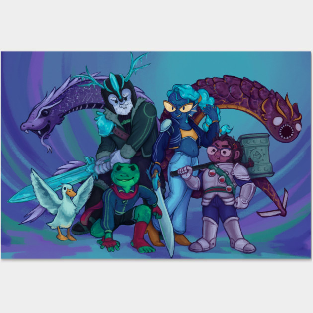 Duck Team Wall Art by Anethiawoods