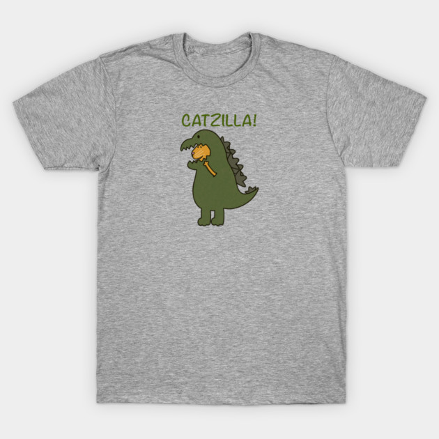 Catzilla T-Shirt by Coconut Moe Illustrations