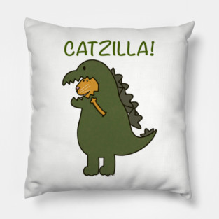 Catzilla Pillow