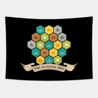 Time to Settle This Funny Settlers Tapestry