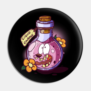 Courage The Cowardly Dog - Liquid Courage Pin
