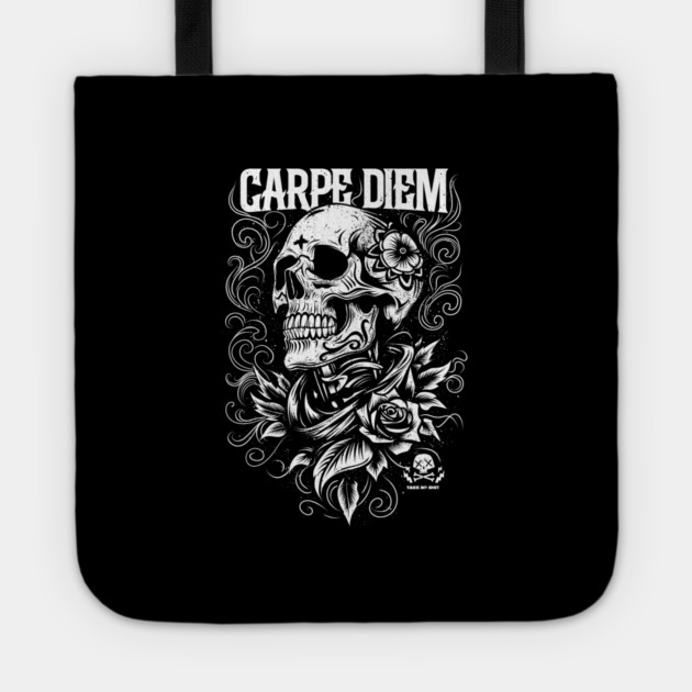 CARPE DIEM Tote by artslaves
