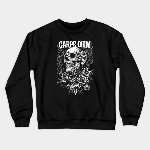 CARPE DIEM Crewneck Sweatshirt by artslaves