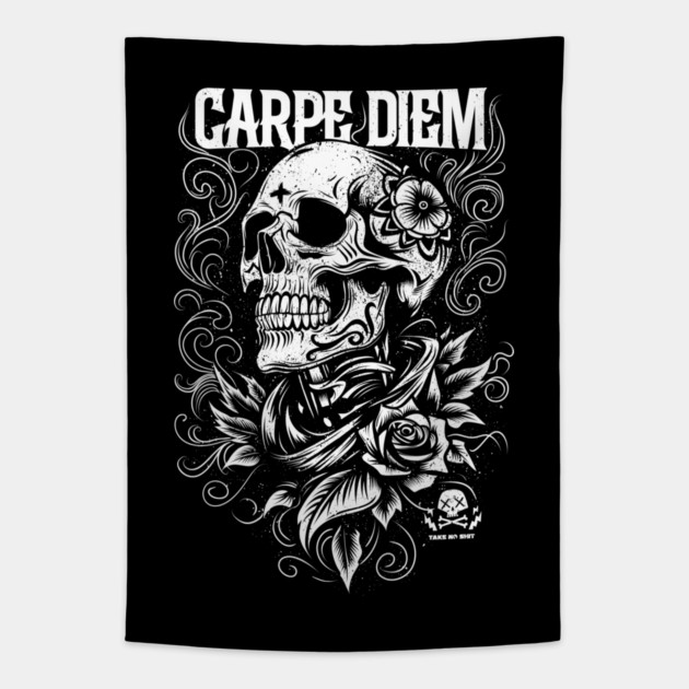 CARPE DIEM Tapestry by artslaves