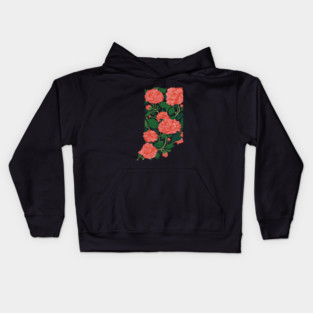 Indiana Peony Kids Hoodie