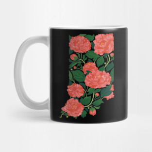 Indiana Peony Mug