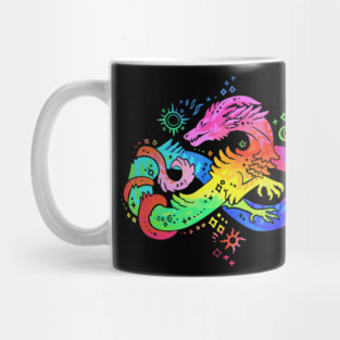 Autism Acceptance Dragon Mug