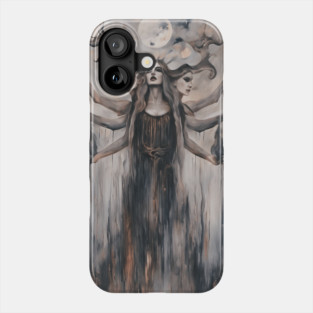 Hecate The Triple Goddess of Witchcraft Phone Case