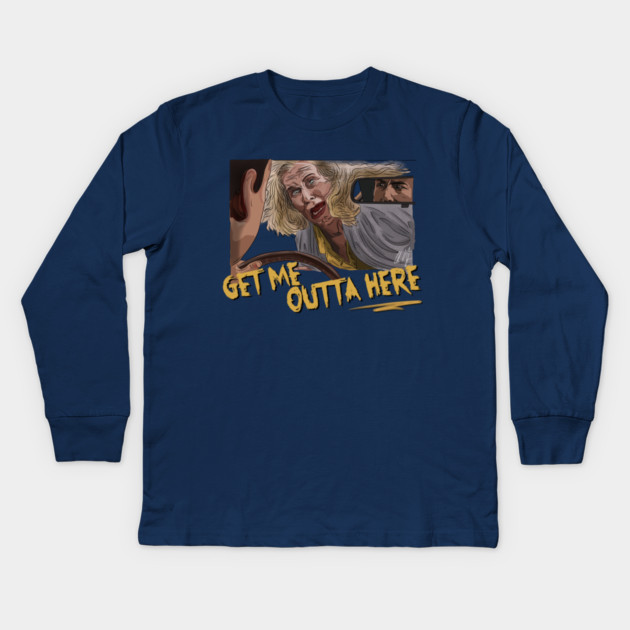 Happy Gilmore: Get Me Outta Here Kids Long Sleeve T-Shirt by 51Deesigns