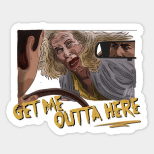 Happy Gilmore: Get Me Outta Here Sticker