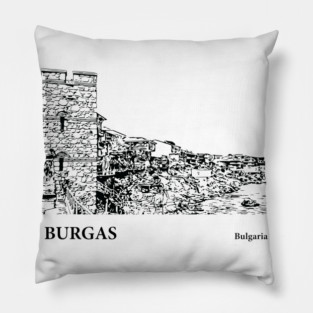 Burgas Bulgaria Pillow