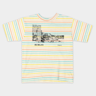 Burgas Bulgaria Kids T-Shirt