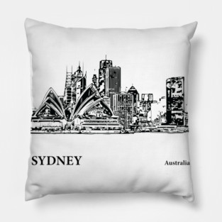 Sydney Australia Pillow